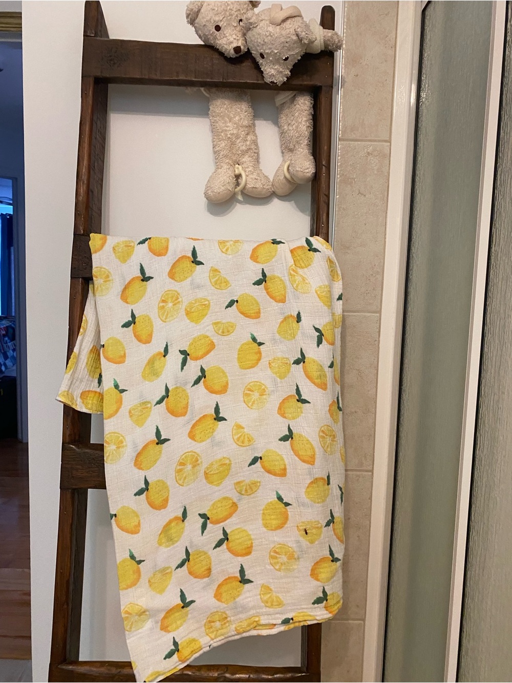 3/25$ Baby Cotton Muslin Swaddle Blanket - Lemon Drop